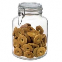 Pote de vidro herm�tico