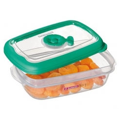 Pote retangular 430ml.