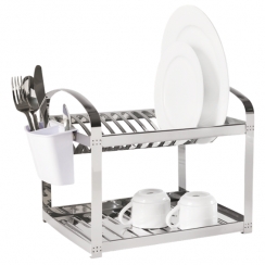 escorredor a�o inox 12 pratos