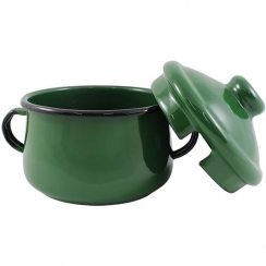 A�ucareiro esmaltado verde