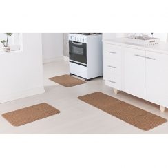 Jogo de tapetes p/cozinha 3p�.