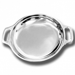 Prato inox pergaminho