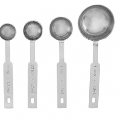 Jogo de colheres medidoras inox