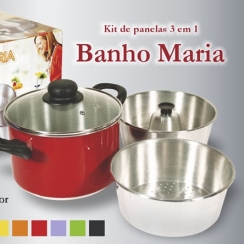 Kit banho maria 3 em 1