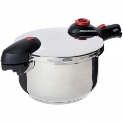 Panela de press�o inox 4,5L.