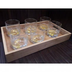 Jogo de copos para whisky 6p�.