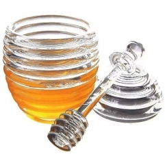 Porta mel em acr�lico.