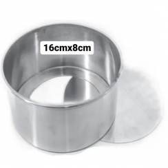 Forma p/bolo redonda fundo falso N�16