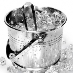 Balde de gelo inox