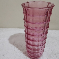 Vaso cristal ecol�gico rosa 