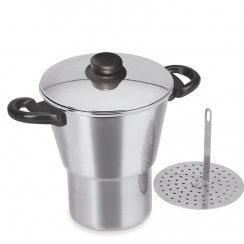 Cuscuzeiro de alum�nio 16cm