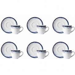 Jogo p/ ch� 6p�. porcelana