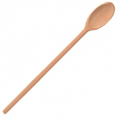 colher oval de madeira 39cm