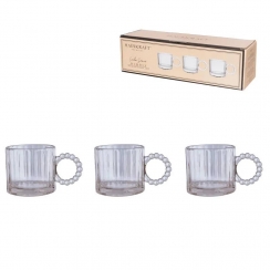 Caneca de vidro 3p�.