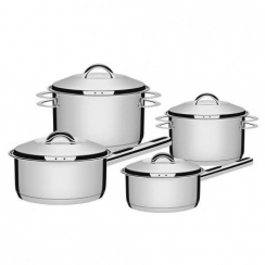 Jogo de panelas 4p�. solar inox