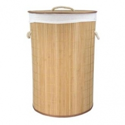 Cesto de bambu redondo