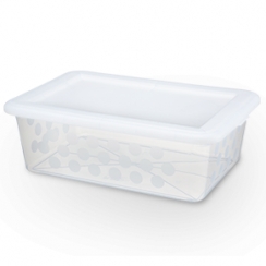 Caixa pl�stica c/tampa 13,5L.