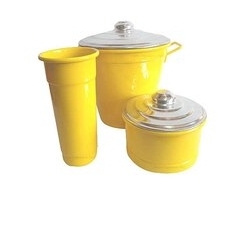 Kit p/pia 3p�. amarelo