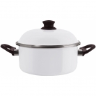 Ca�arola esmaltada branca N�26