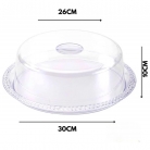 Porta bolo de acr�lico 30cm