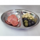 Bandeja inox 2 divsi�es