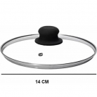 Tampa de vidro 14cm