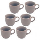 Jogo de x�caras p/caf�  s/pires