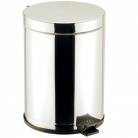 Lixeira inox 10,5L.