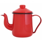 Bule esmaltado vermelho 1L.