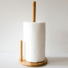 Porta papel toalha de bambu
