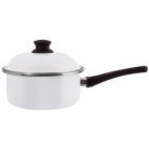 Panela esmaltada branca N�16