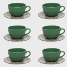 Jogo de ch� 6p�. Linen