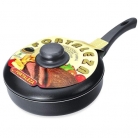 Frigideira antiaderente c/tampa 24cm