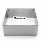 Aro cortador quadrado inox