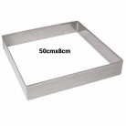 Aro cortador quadrado inox