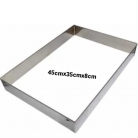 Aro cortador retangular inox