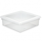 Caixa pl�stica c/tampa  8L.