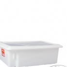 Caixa pl�stica c/tampa  10L.