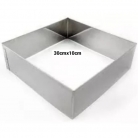 Aro cortador quadrado inox