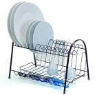 Escorredor 15 pratos preto