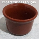 Tigela marrom 300ml.