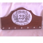 Porta chaves b.prata