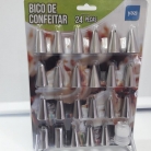 Jogo de bicos para confeitar inox
