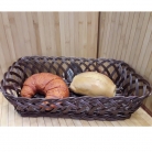 Cesta retangular rattan sintetico