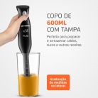 Mixer preto 220V.