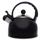 Chaleira inox preta 2L.