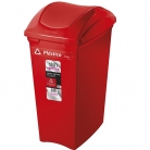 Lixeira vermelha 15L.