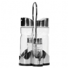 Galheteiro inox 4p�.