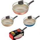 Frigideira Wok com tampa