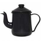 Bule esmaltado preto 1L>